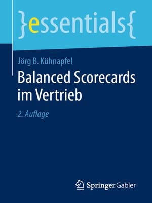 cover image of Balanced Scorecards im Vertrieb
